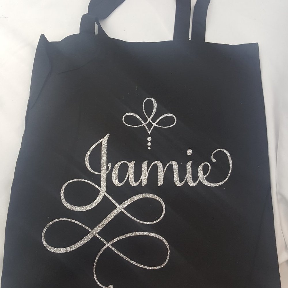 Custom Tote Bags- Choose your name or text and color!